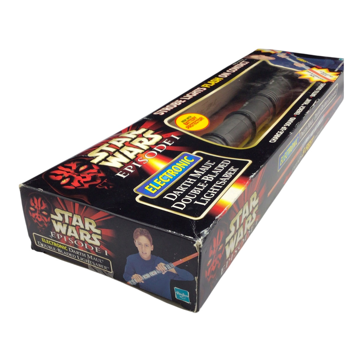 Star Wars Episode I Darth Maul Electronic Double-Bladed Lightsaber (1998) – Hasbro