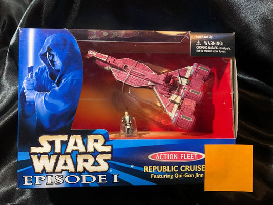 Star Wars Episode I- Republic Cruiser w/ Qui-Gin Jinn