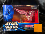 Star Wars Episode I- Republic Cruiser w/ Qui-Gin Jinn