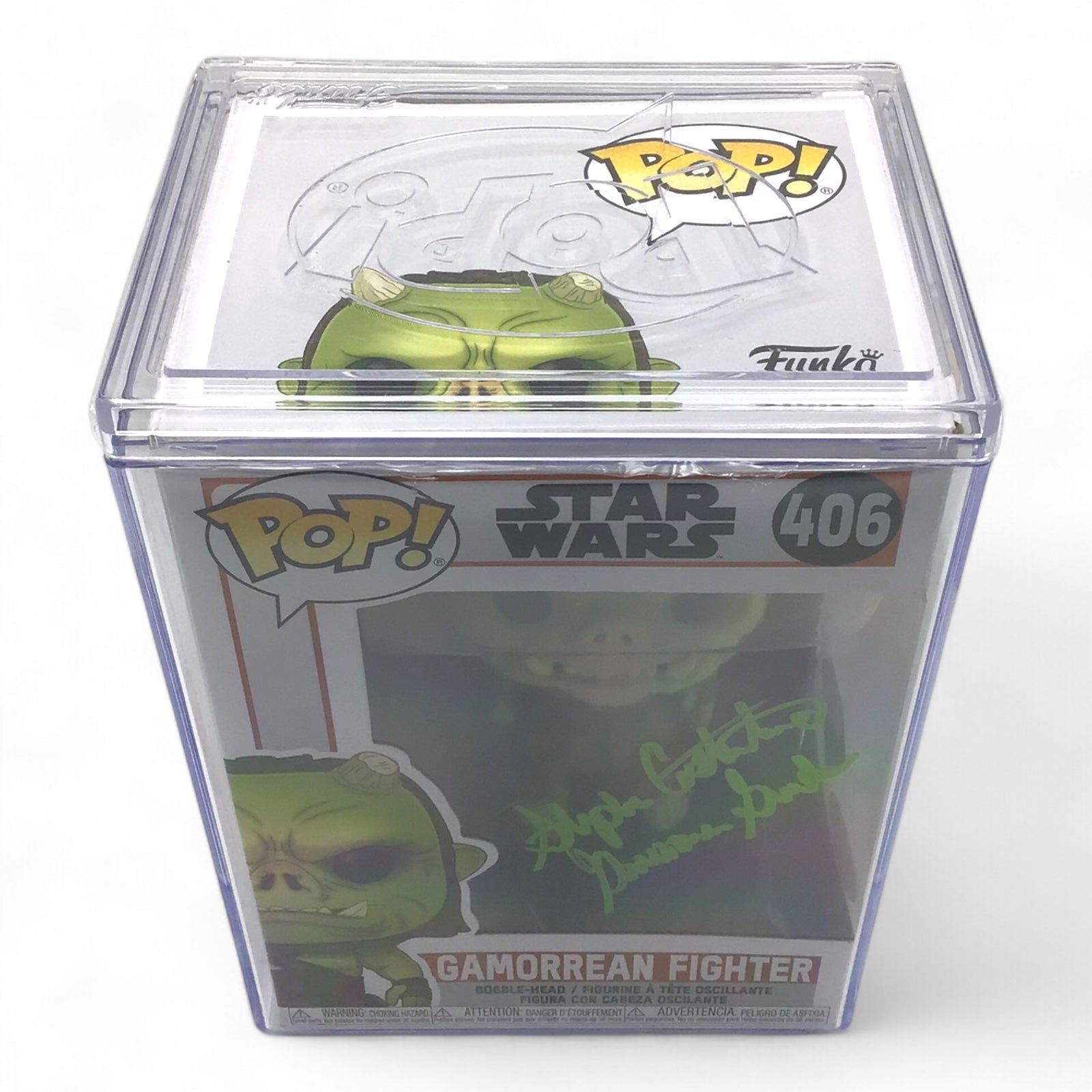 Star Wars Gamorrean Fighter Funko POP #406 Signed by Stephen Constantino - JSA