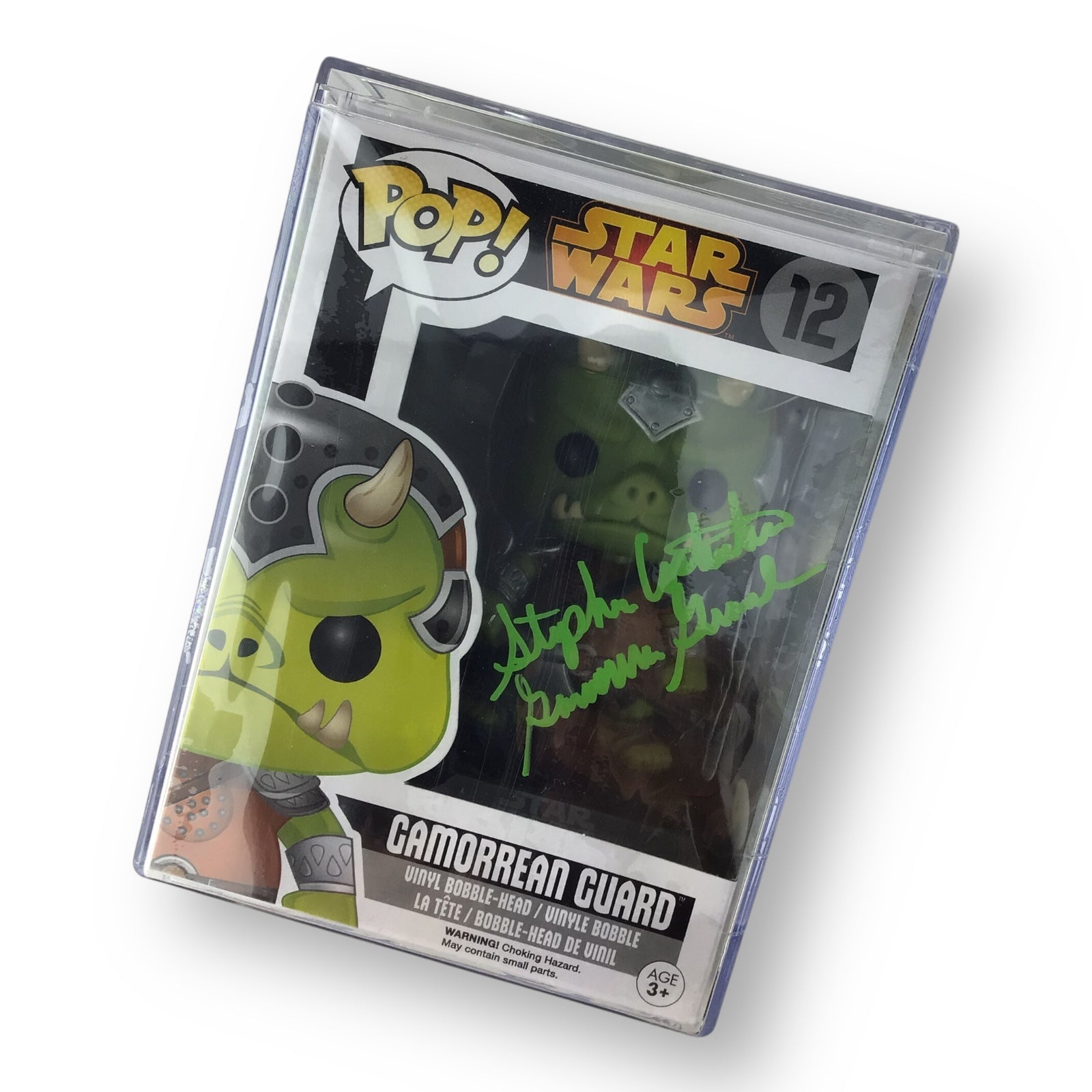 Star Wars Gamorrean Guard Funko POP #12 Signed by Stephen Constantino - JSA