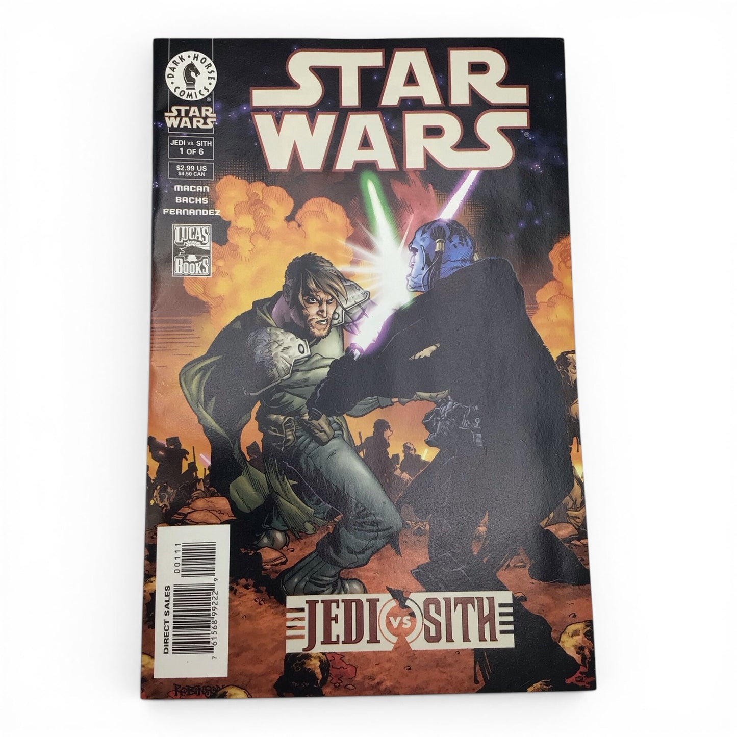 Star Wars Jedi Vs. Sith 1 of 6 - Dark Horse Comics