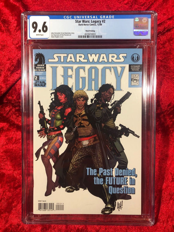 Star Wars Legacy #2 (newsstand) CGC 9.6- third printing