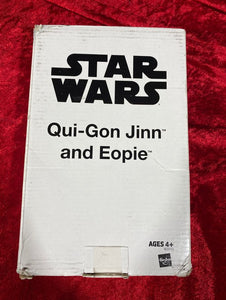Star Wars Qui-Gon Jinn & Eopie Mail Away Redemption Hasbro 2009