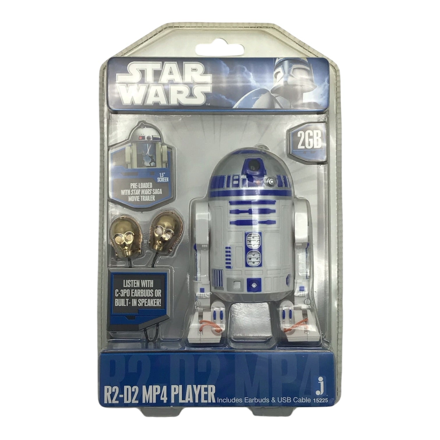 Star Wars R2-D2 MP4 Player w/ Earbuds & USB Cable (2011)
