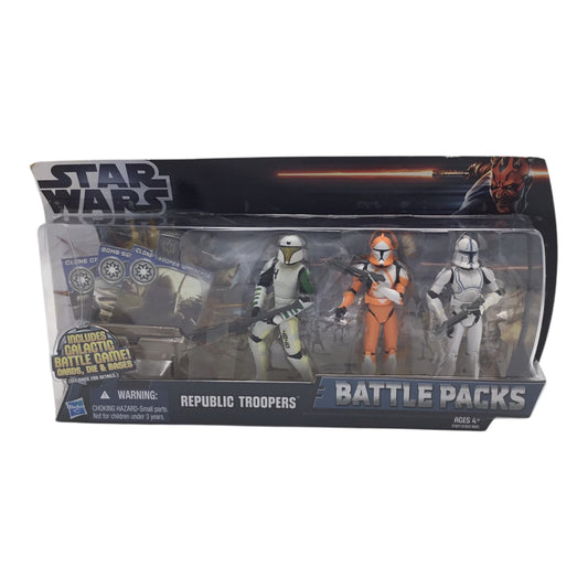 Star Wars Republic Troopers Battle Packs with Galactic Battle Game