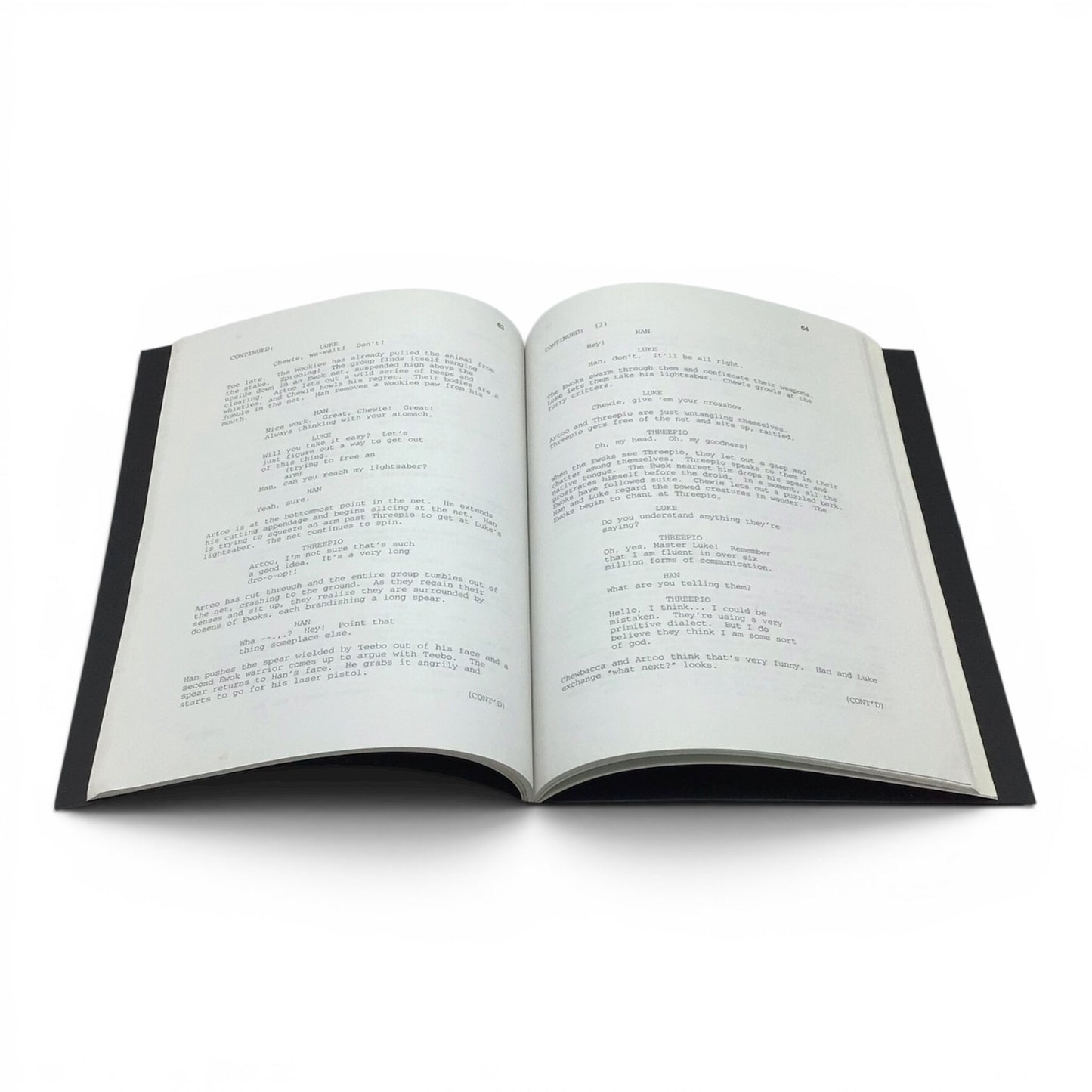 Star Wars Return of the Jedi Original Movie Script - Collector's Edition