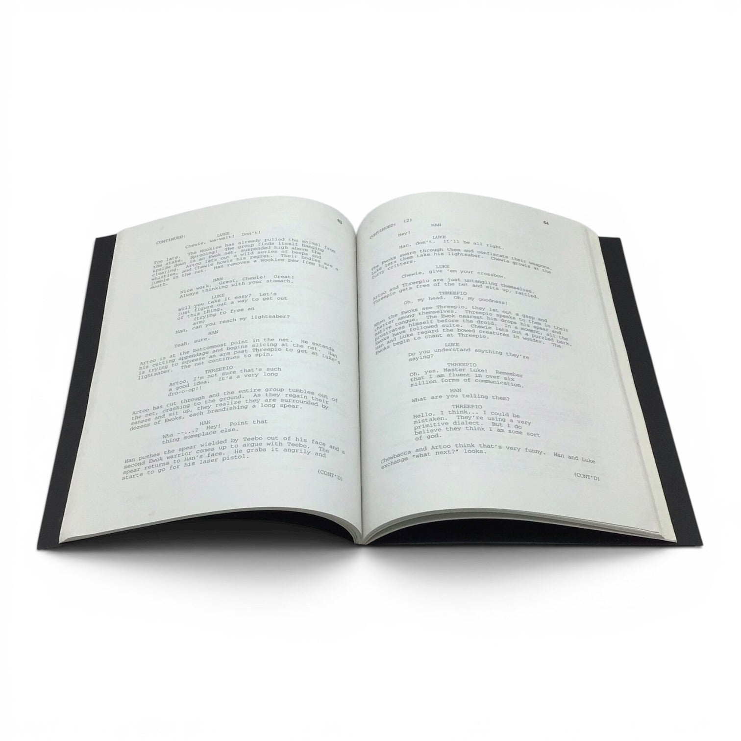Star Wars Return of the Jedi Original Movie Script - Collector's Edition