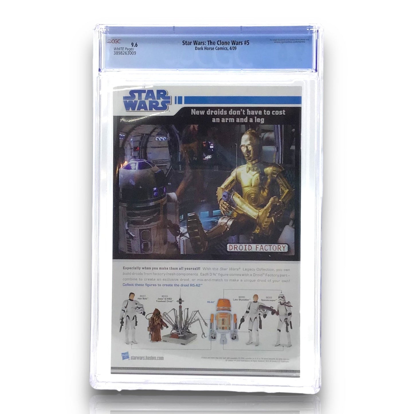 Star Wars: The Clone Wars #5 CGC 9.6 – Key Issue with Anakin & Ahsoka