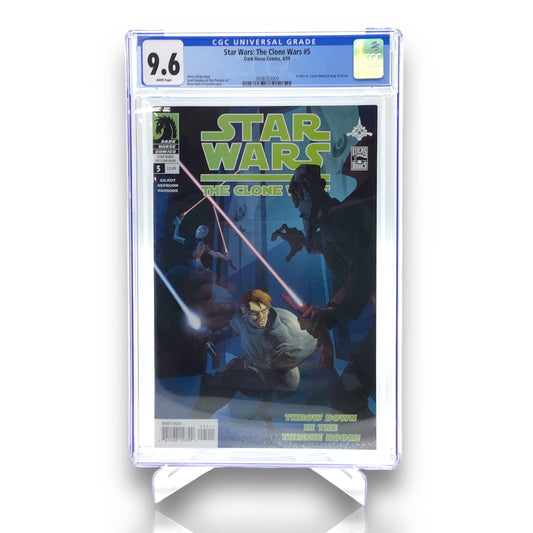 Star Wars: The Clone Wars #5 CGC 9.6 – Key Issue with Anakin & Ahsoka