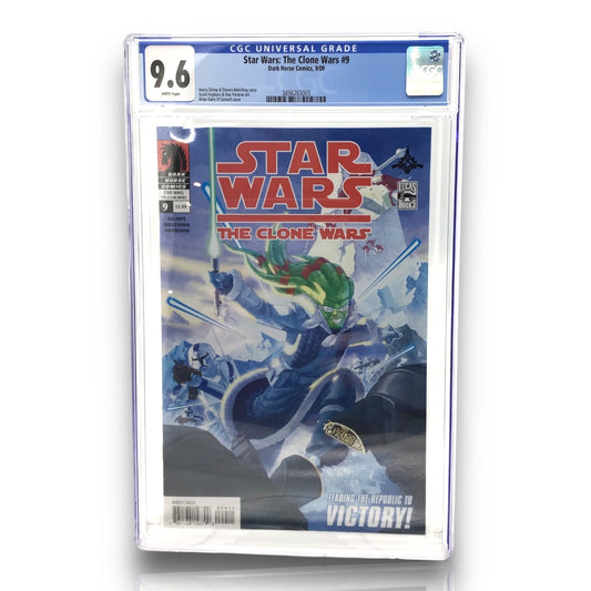 Star Wars: The Clone Wars #9 CGC 9.6 – Key Issue in Clone Wars Saga