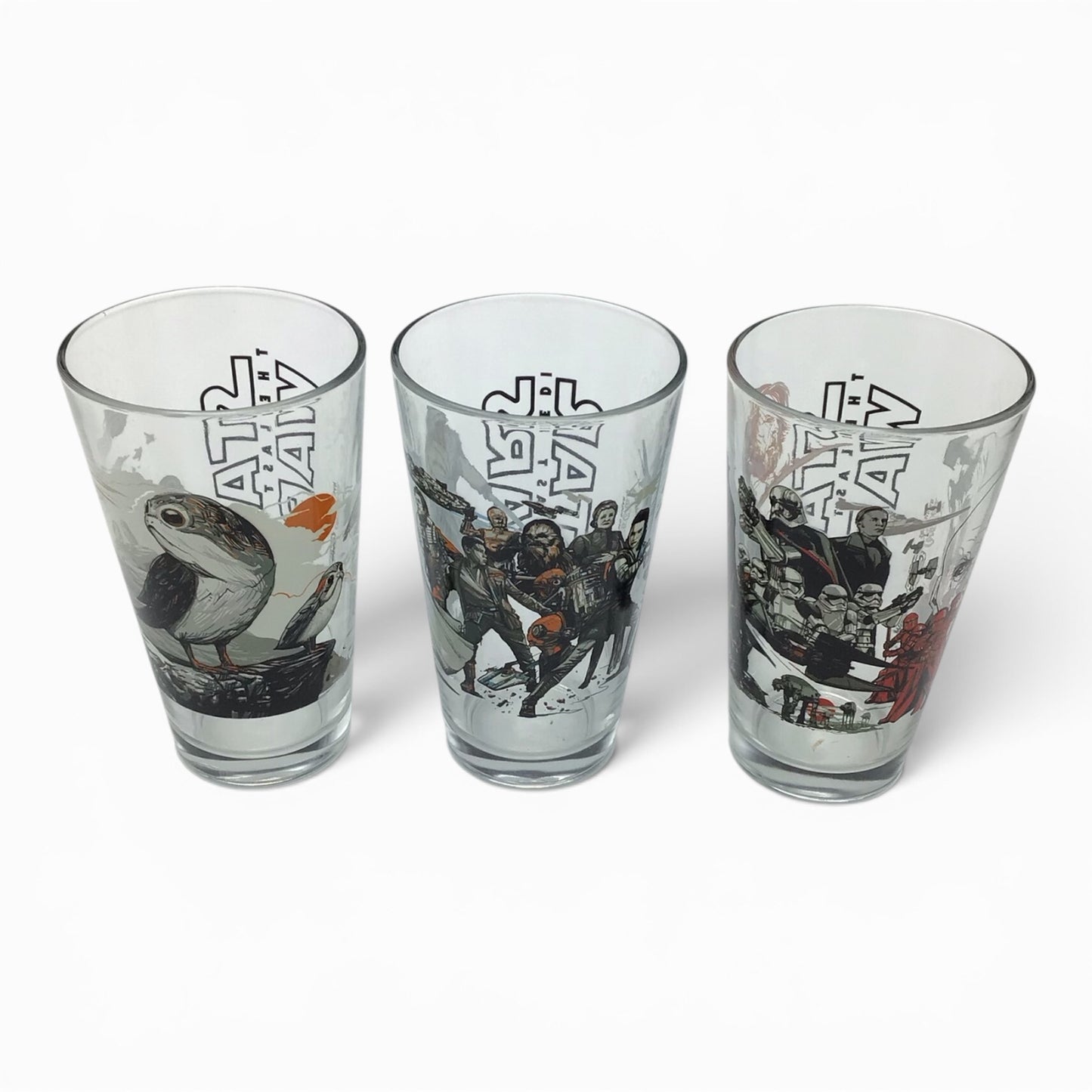 Star Wars The Last Jedi Mondo x Alamo Pint Glass Set of 3
