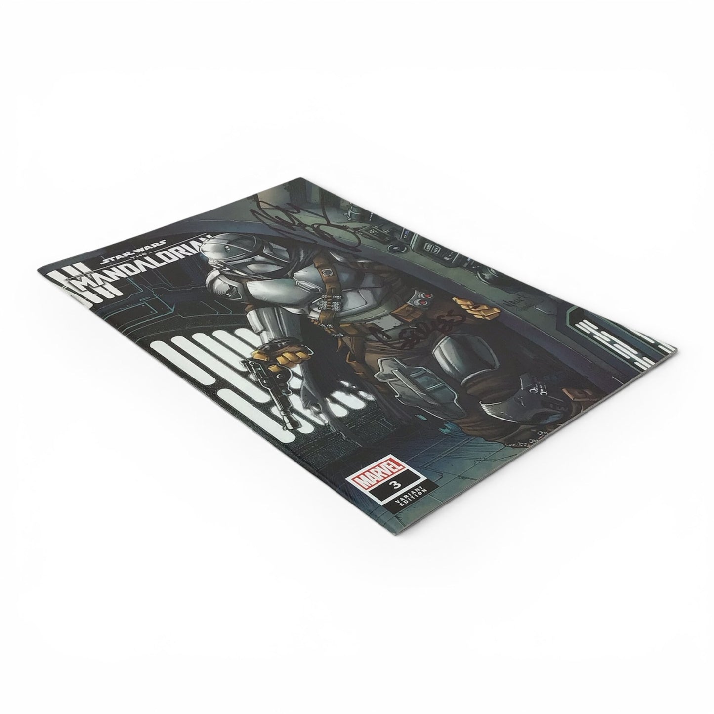 Star Wars The Mandalorian #3 - Signed by Rodney Barnes & Georges Jeanty