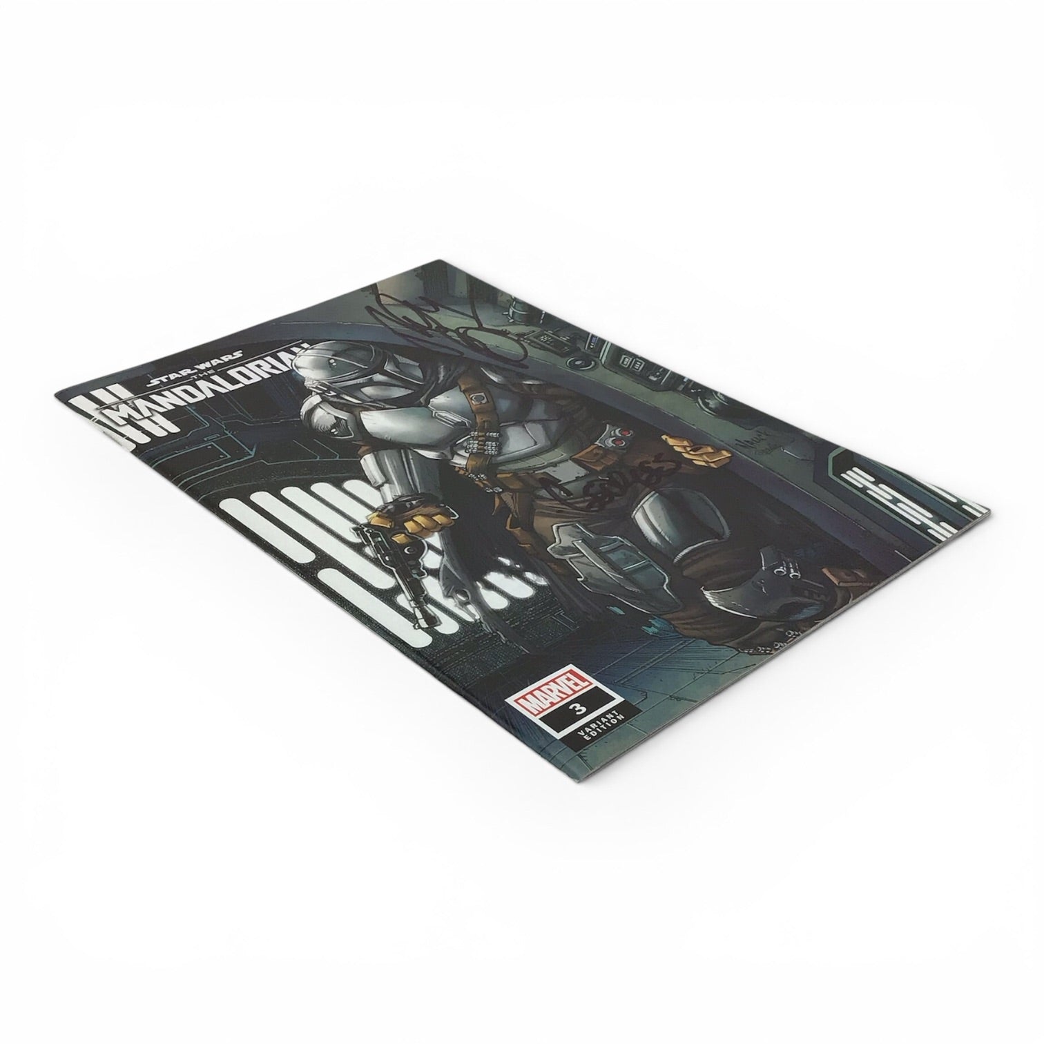 Star Wars The Mandalorian #3 - Signed by Rodney Barnes & Georges Jeanty