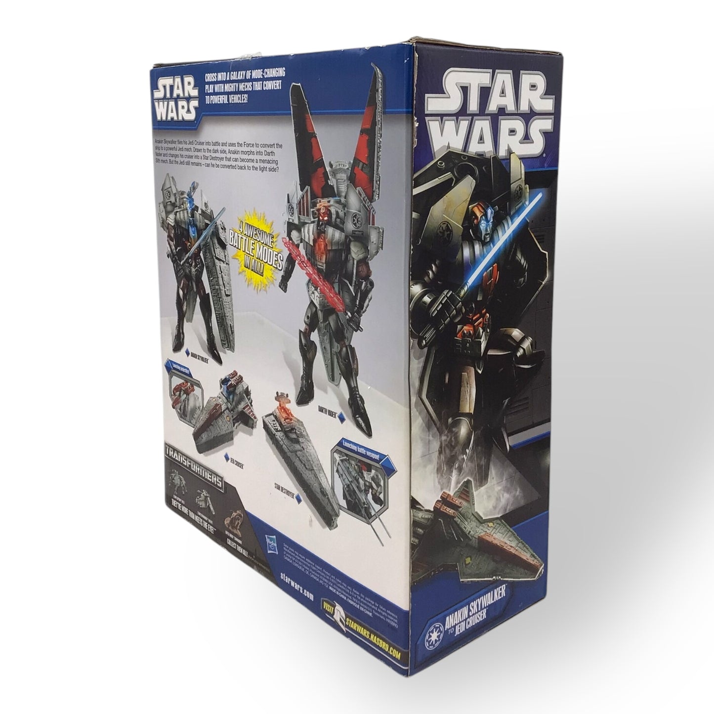 Star Wars Transformers Darth Vader to Star Destroyer | 4 Modes, 2 Vehicles, 2 Mechs