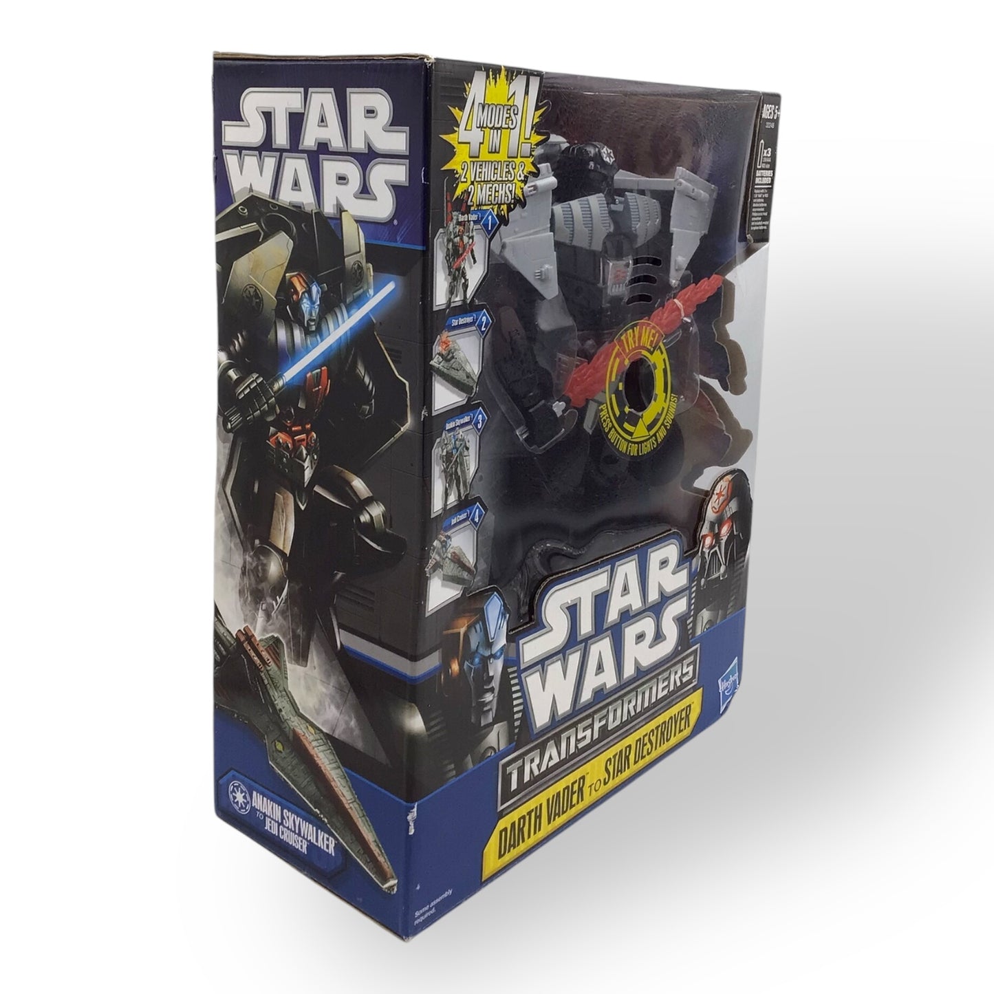 Star Wars Transformers Darth Vader to Star Destroyer | 4 Modes, 2 Vehicles, 2 Mechs