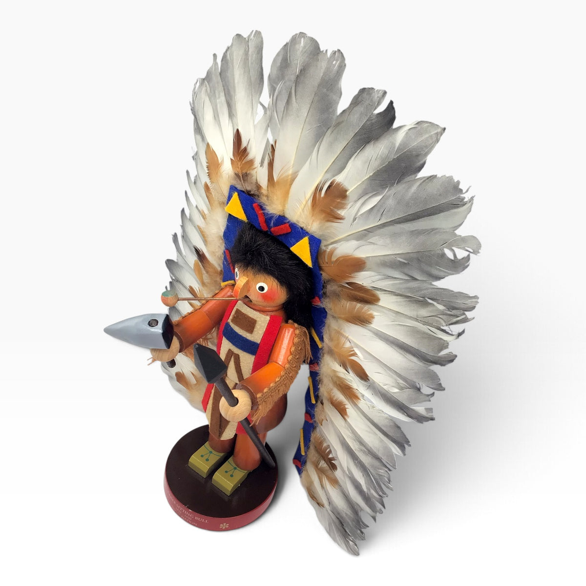 Steinbach German Chief Sitting Bull Smoking Man Figure – Sioux Nation Limited Edition