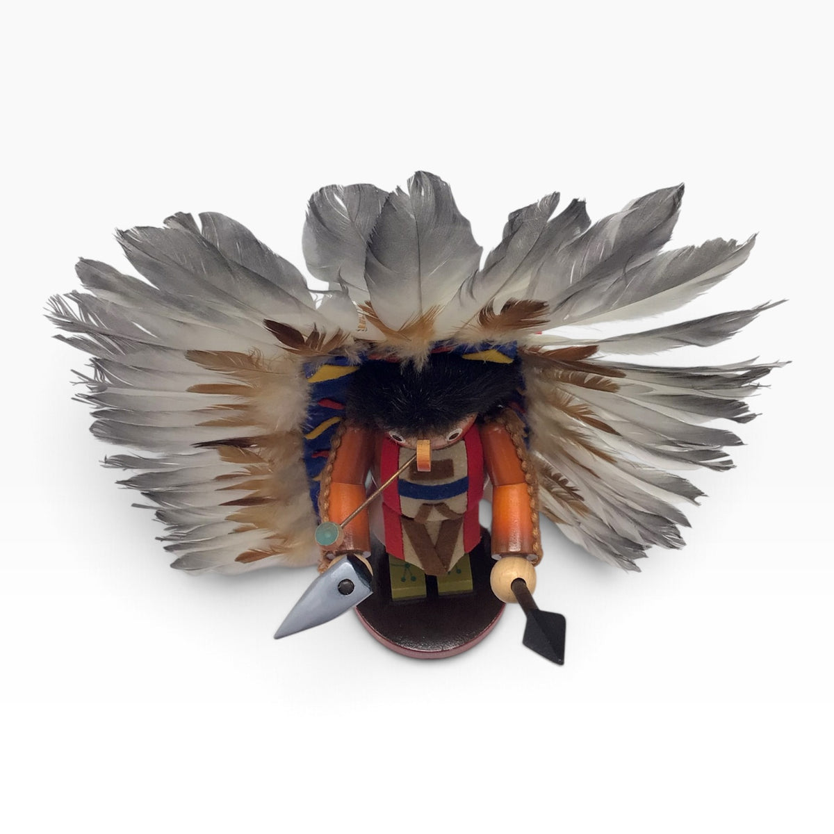Steinbach German Chief Sitting Bull Smoking Man Figure – Sioux Nation Limited Edition