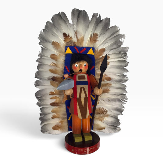 Steinbach German Chief Sitting Bull Smoking Man Figure – Sioux Nation Limited Edition