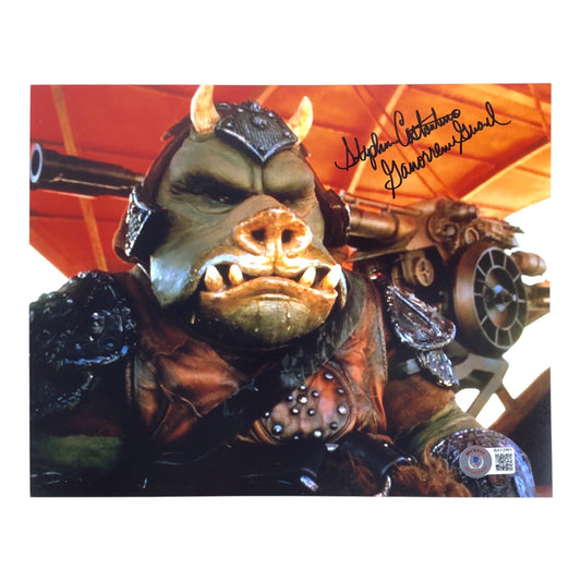 Stephen Constantino Signed 8x10 Star Wars Gamorrean Guard Photo (Beckett)