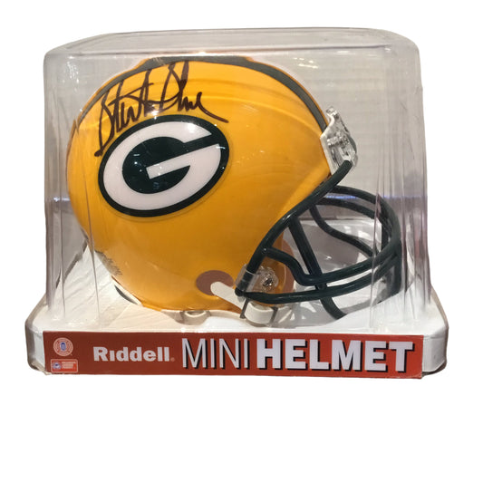 Sterling Sharpe Autographed Green Bay Packers Mini Helmet with Beckett Certification