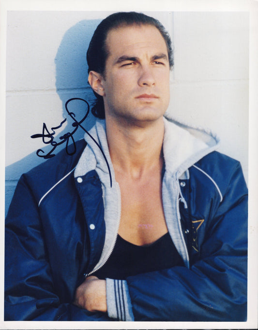 Steven Seagal Signed Photo 8x10, Seagal Autograph