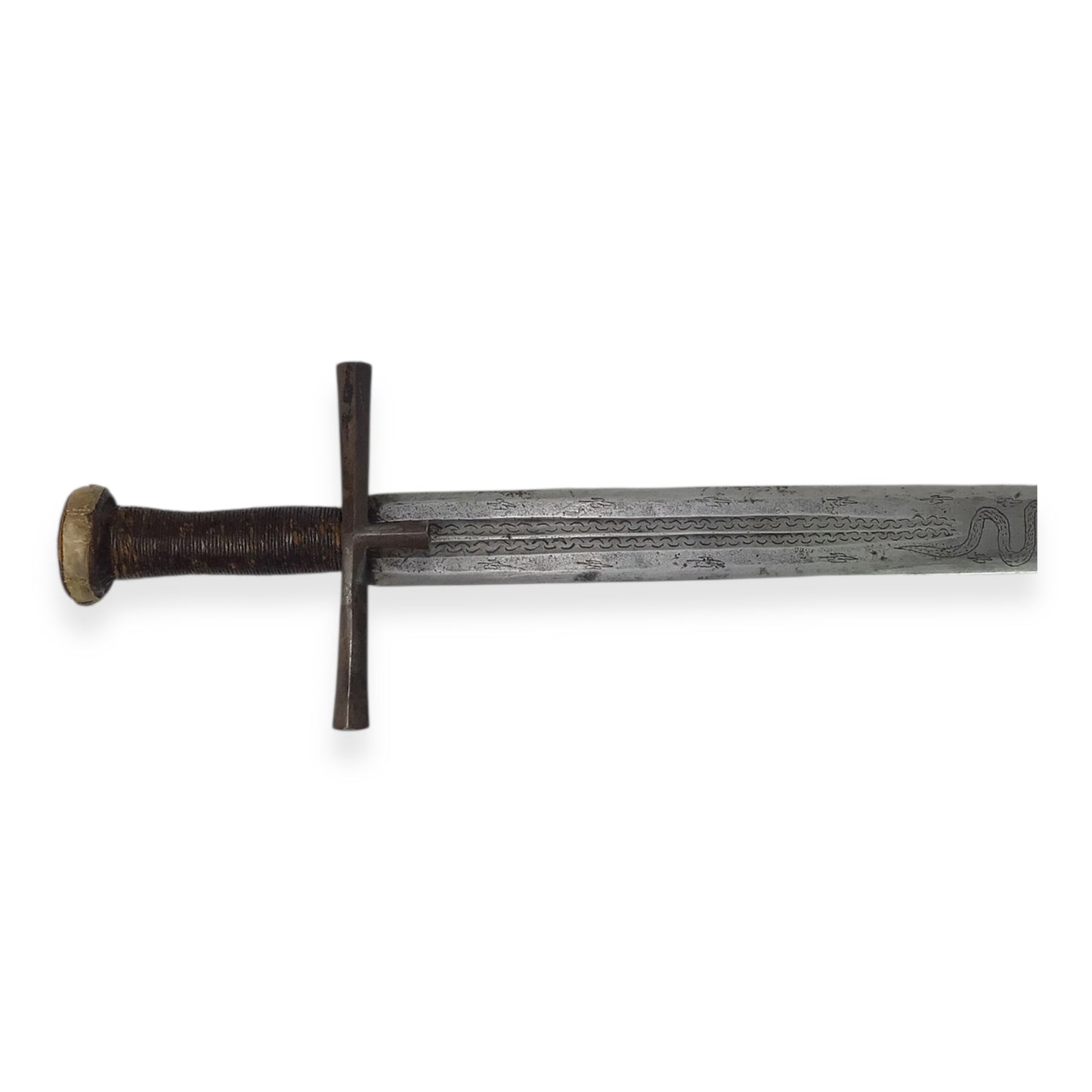 Sudanese African Sword with Sheath and Belt