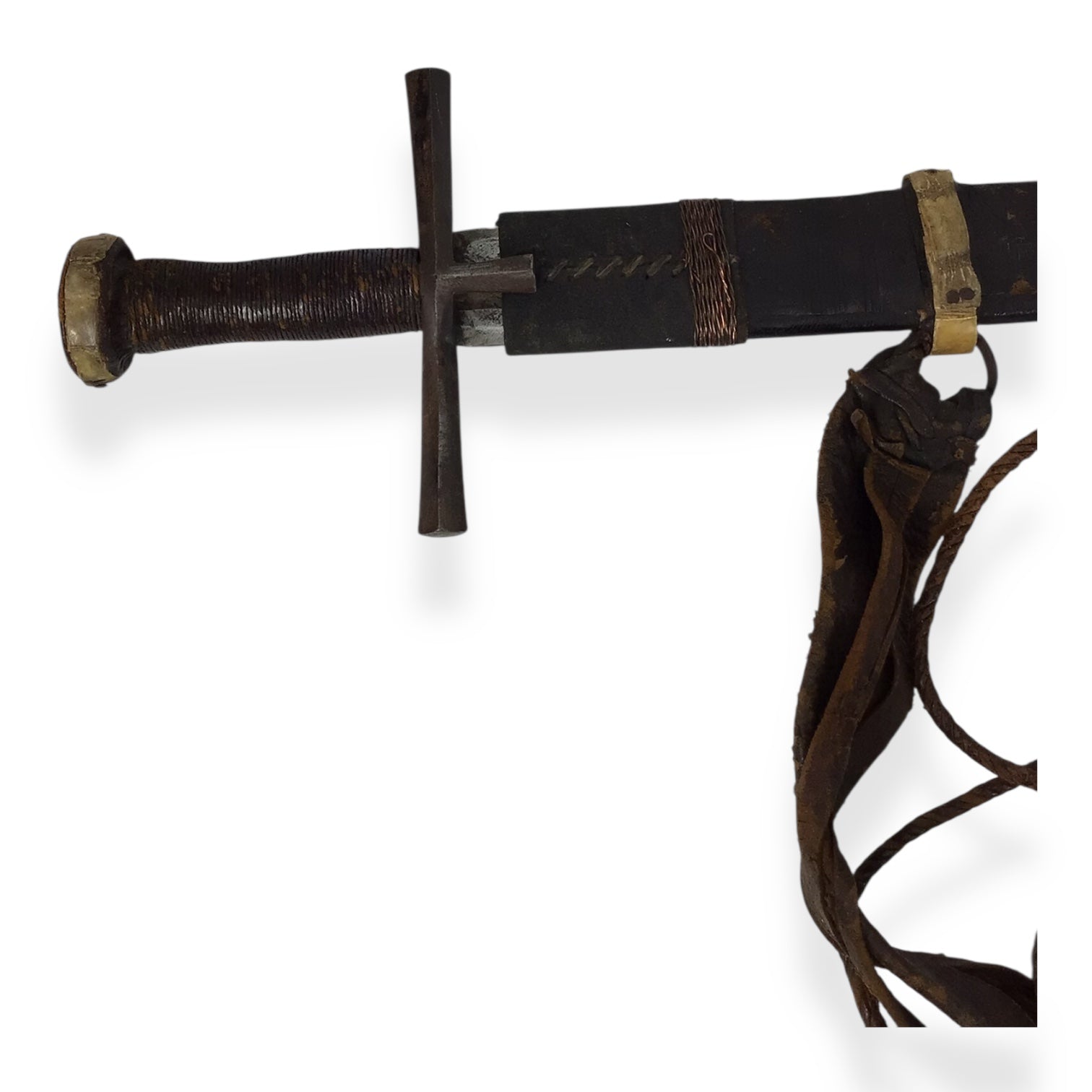 Sudanese African Sword with Sheath and Belt