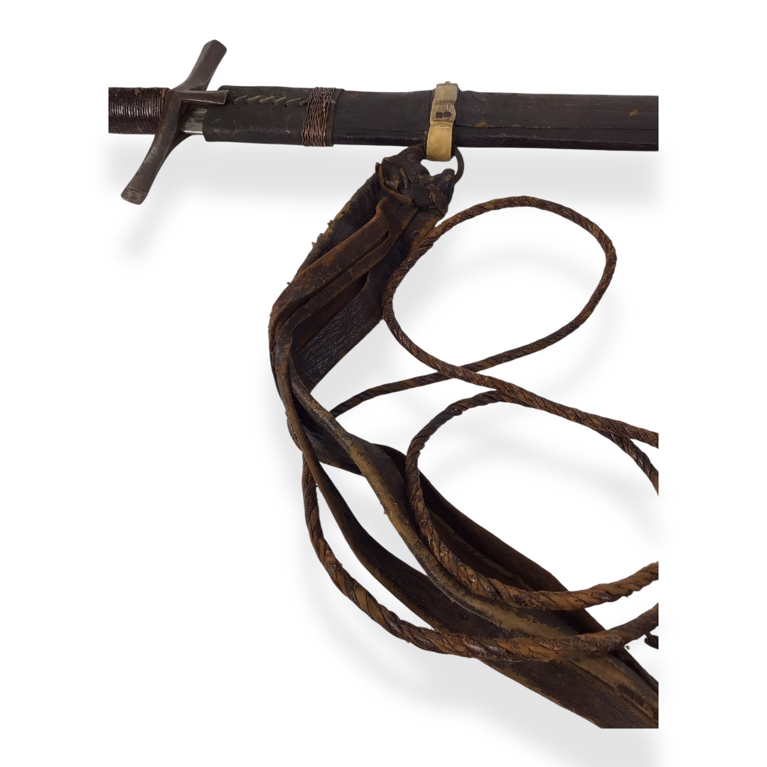 Sudanese African Sword with Sheath and Belt
