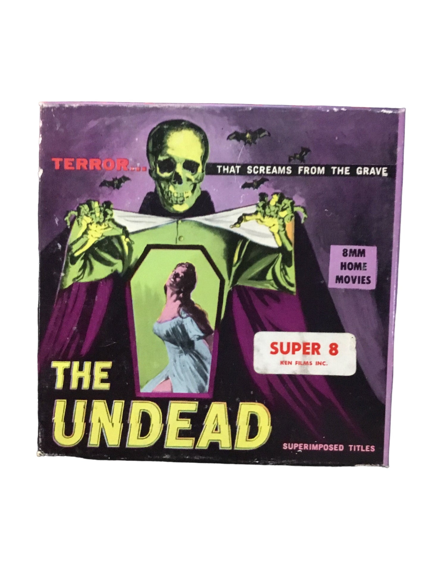 Super 8 Film The Undead B/W/Silent Rare Unspun