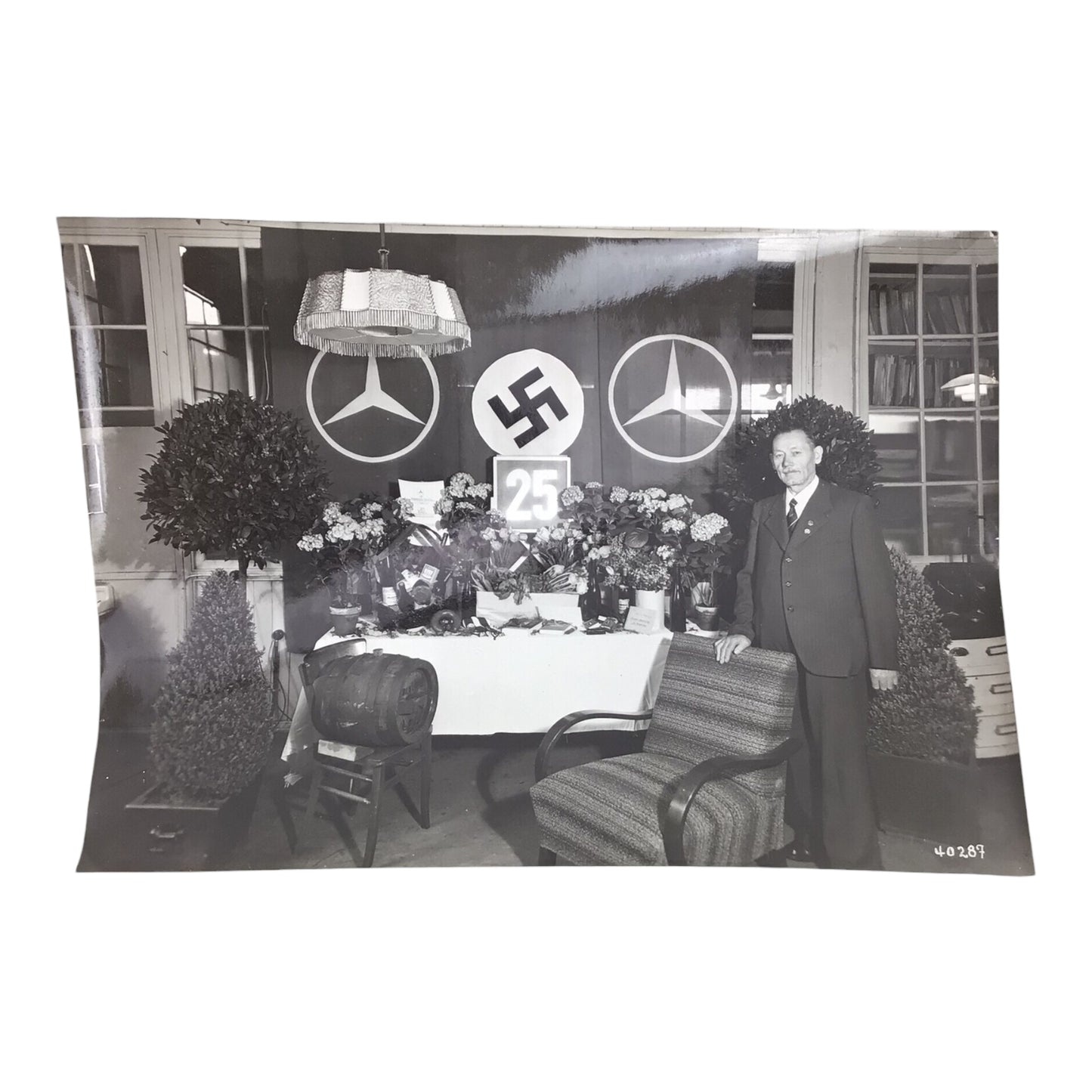 Super Cool German WW2 Daimler-Benz Paul Mohn Riker Grouping with Medal, ID & Photo