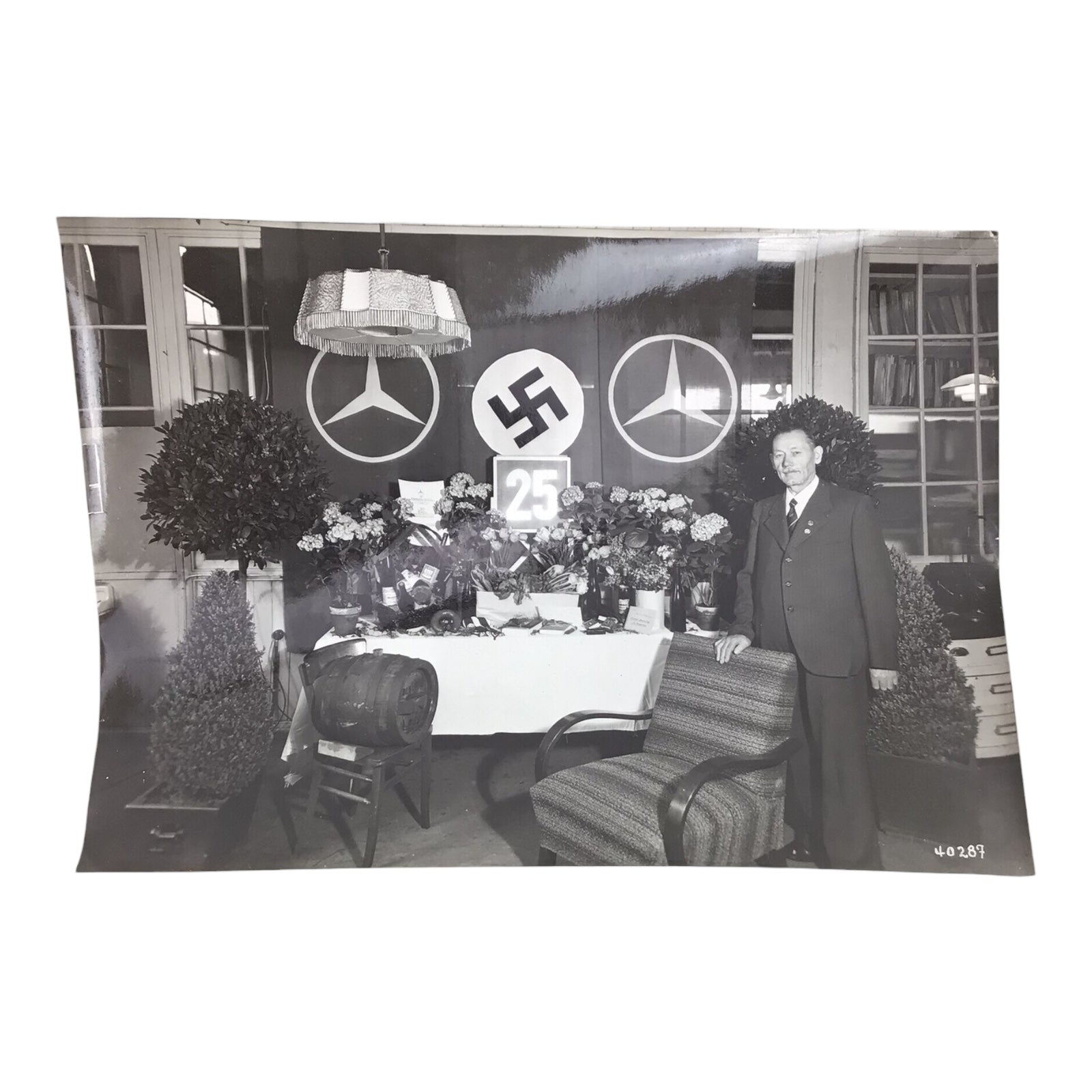 Super Cool German WW2 Daimler-Benz Paul Mohn Riker Grouping with Medal, ID & Photo