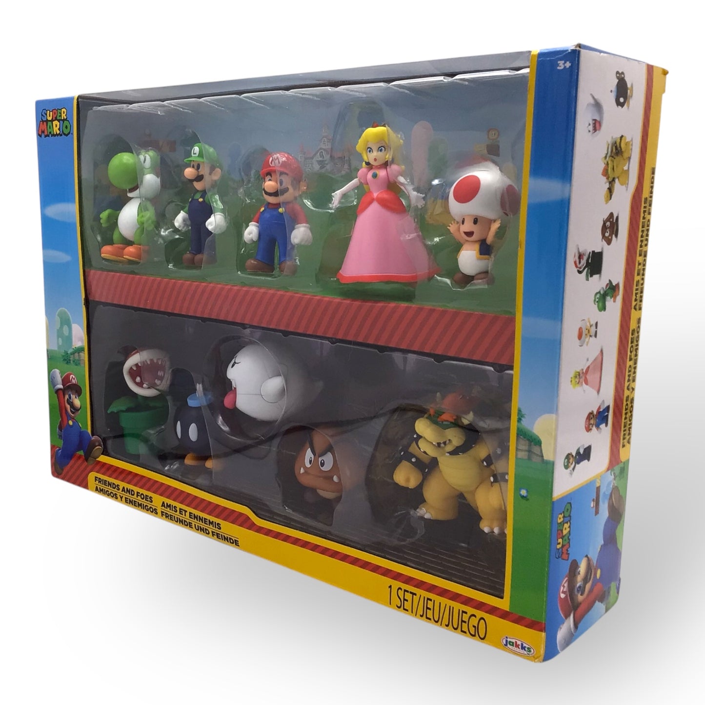 Super Mario Friends & Foes 10-Figure Set | Jakks 2022 Nintendo Collection New