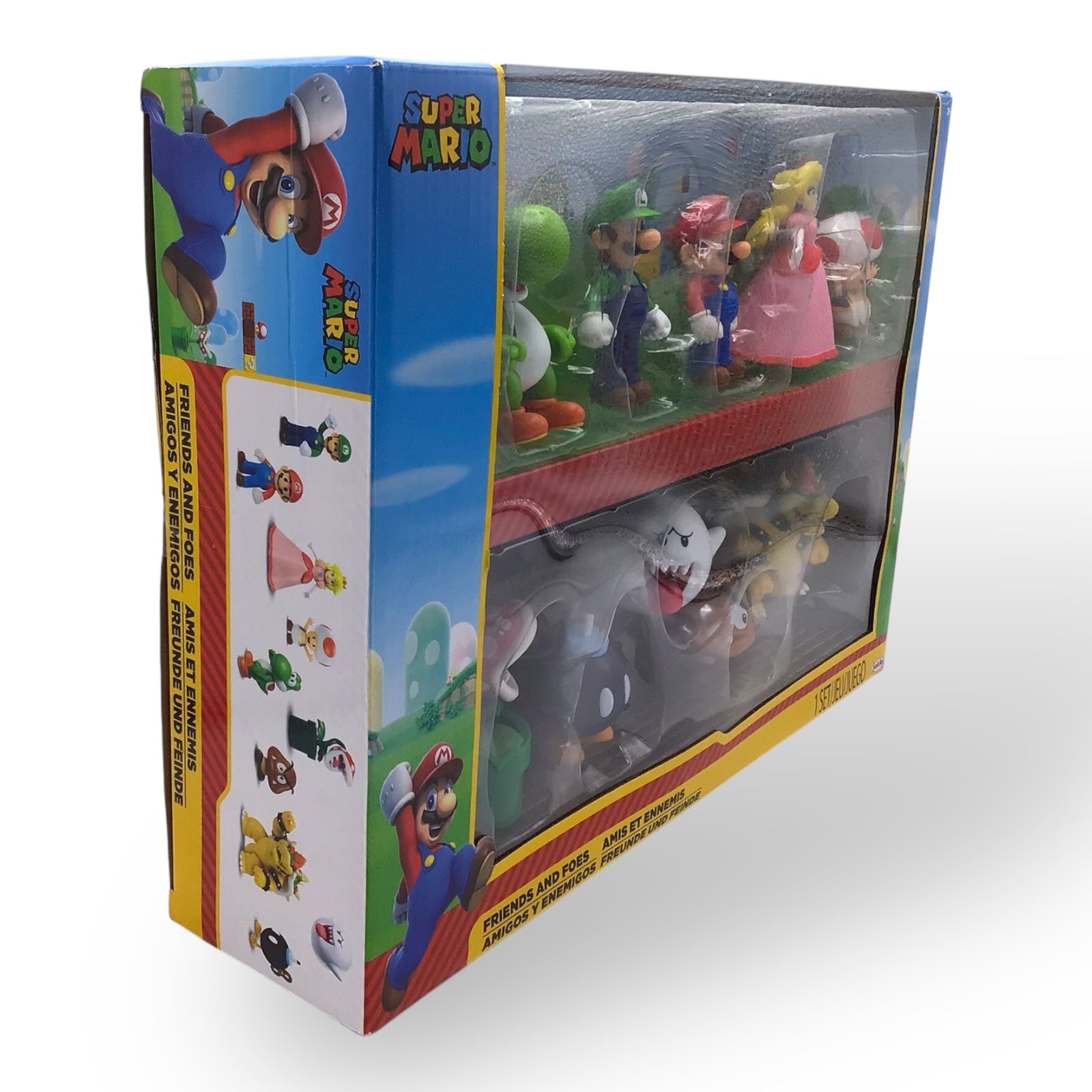 Super Mario Friends & Foes 10-Figure Set | Jakks 2022 Nintendo Collection New