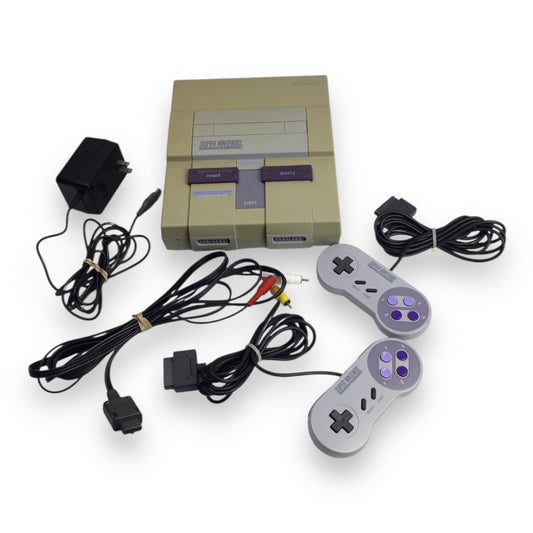 Super Nintendo Bundle including Controllers + Cables