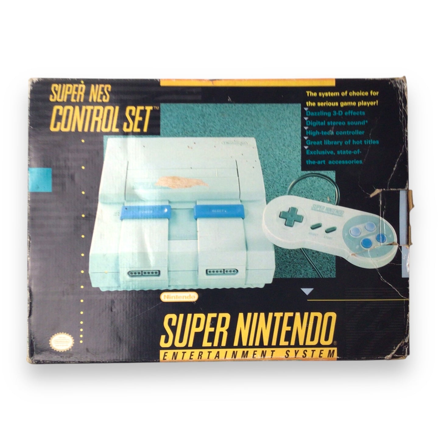 Super Nintendo Entertainment System (SNES) Control Set - Empty Box