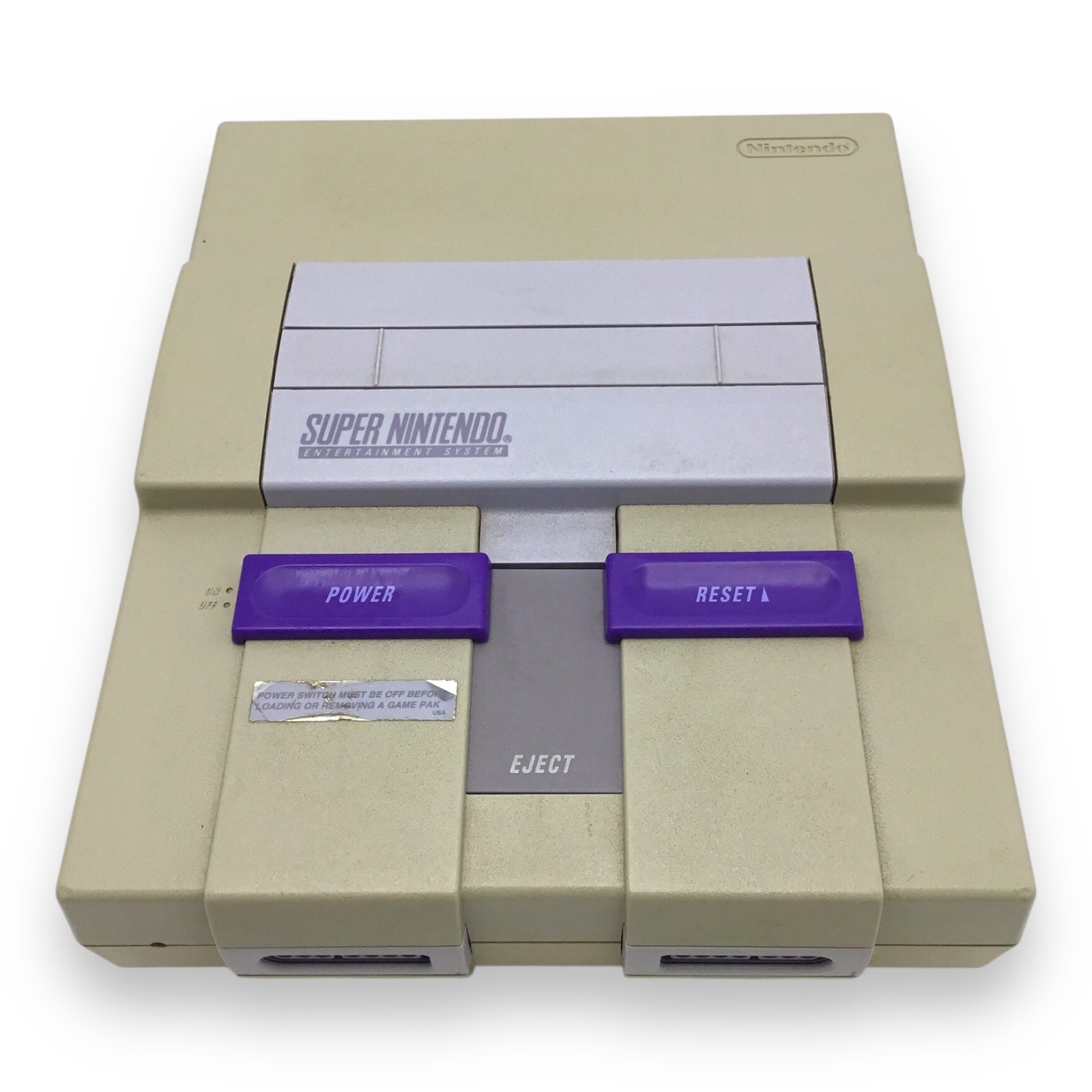 Super Nintendo Entertainment System SNS-001 Console w/ Cables & 2 Controllers – Tested