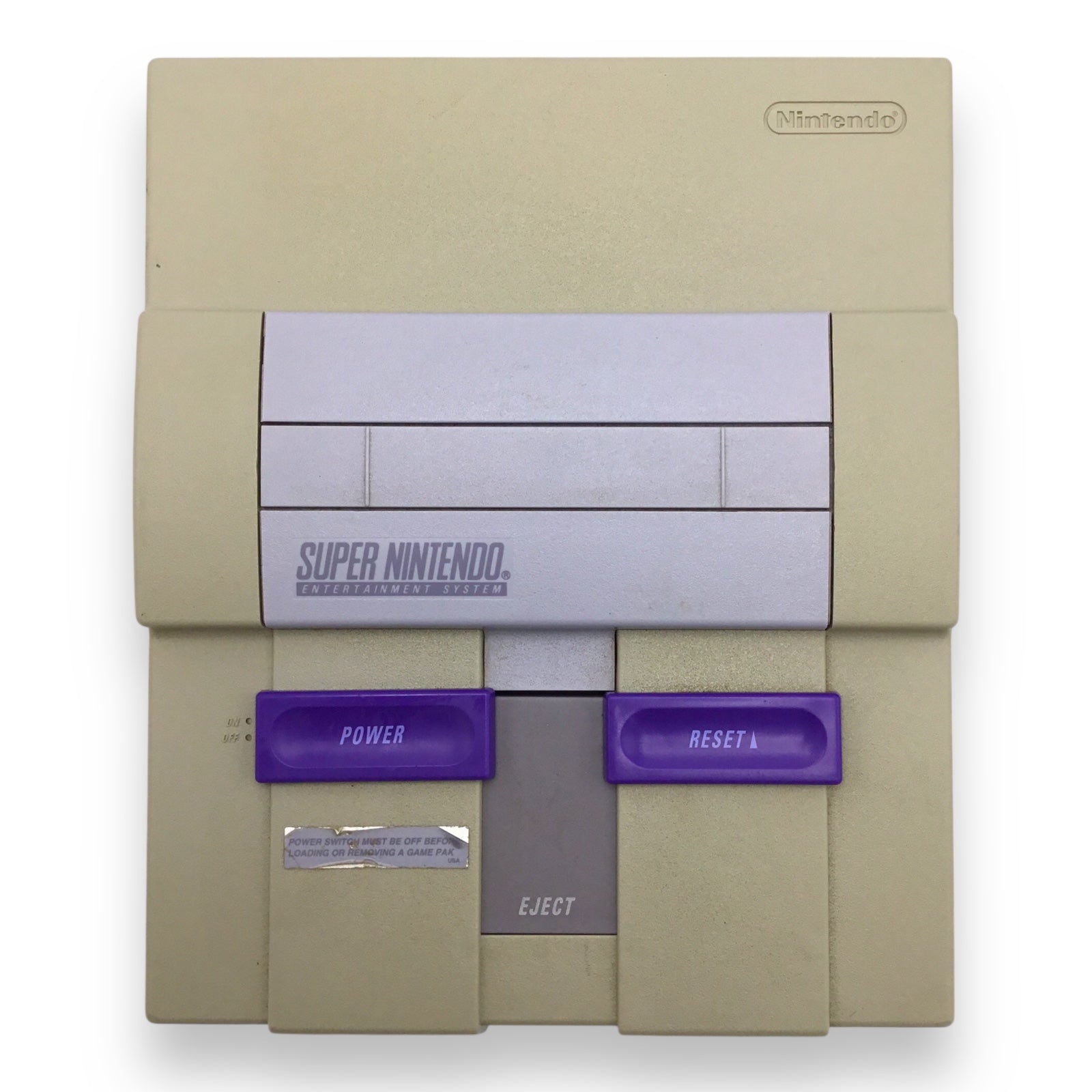Super Nintendo Entertainment System SNS-001 Console w/ Cables & 2 Controllers – Tested