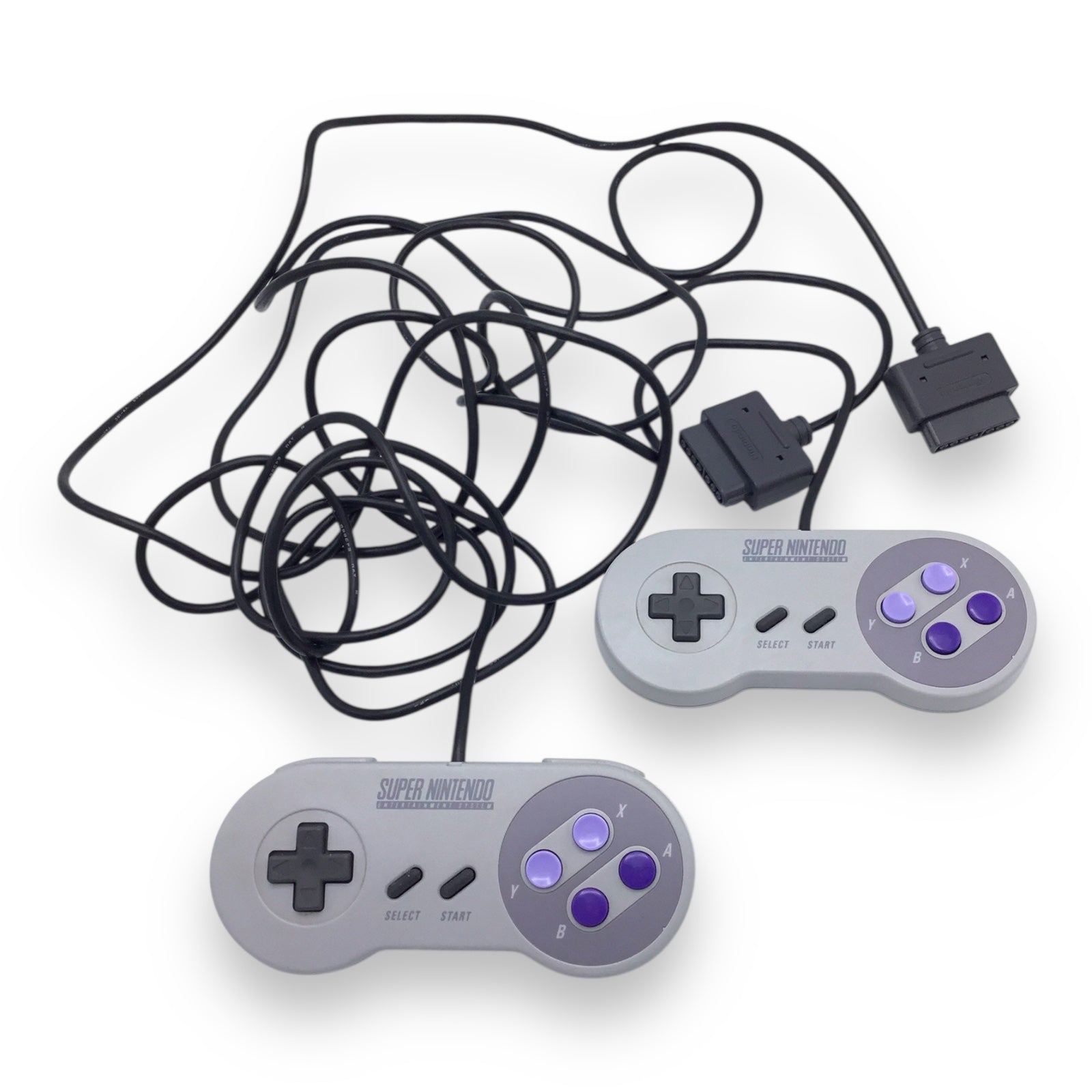 Super Nintendo Entertainment System SNS-001 Console w/ Cables & 2 Controllers – Tested