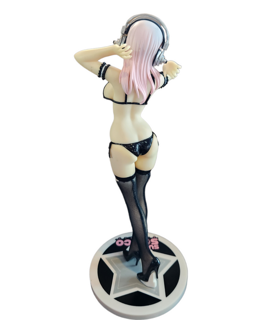 Super Sonico Figure Black Swimsuit 2012