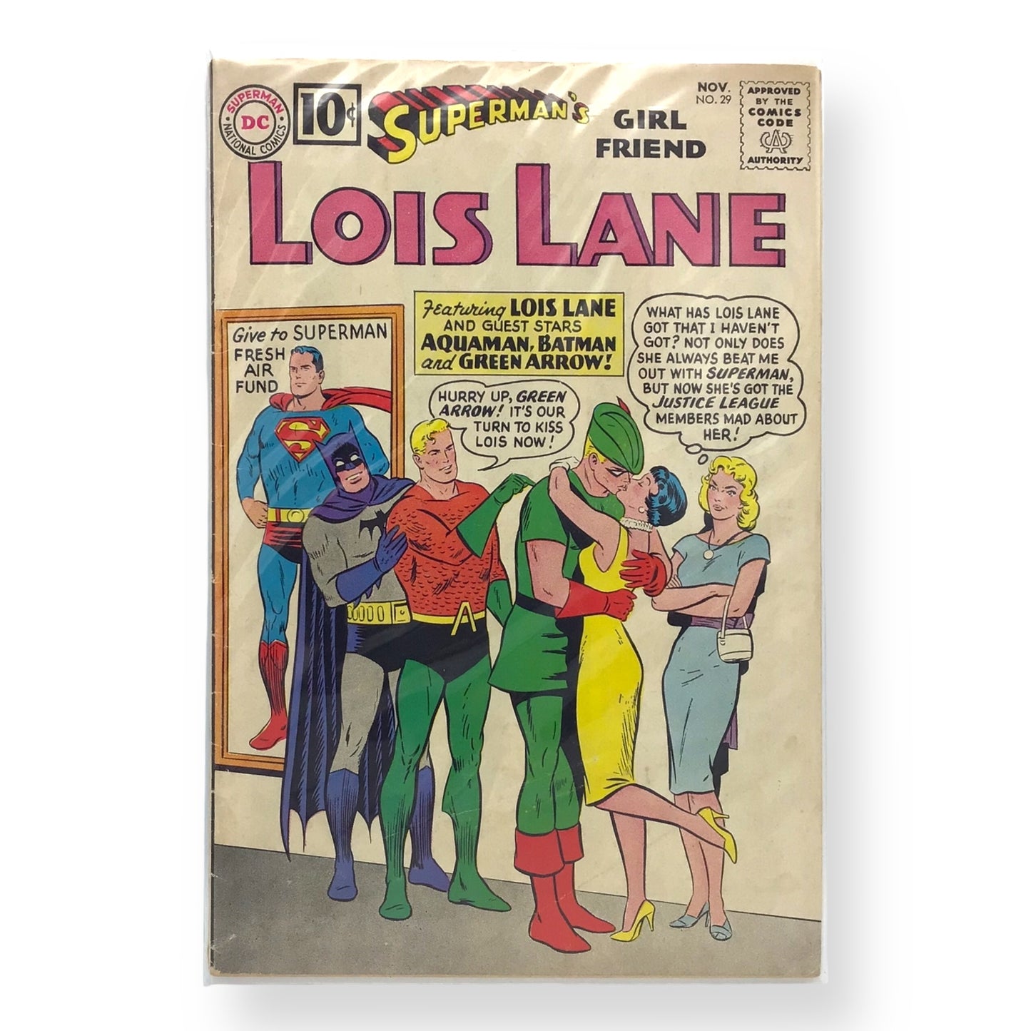 Superman's Girlfriend Lois Lane #29 (Nov 1961) – Aquaman, Batman, Green Arrow