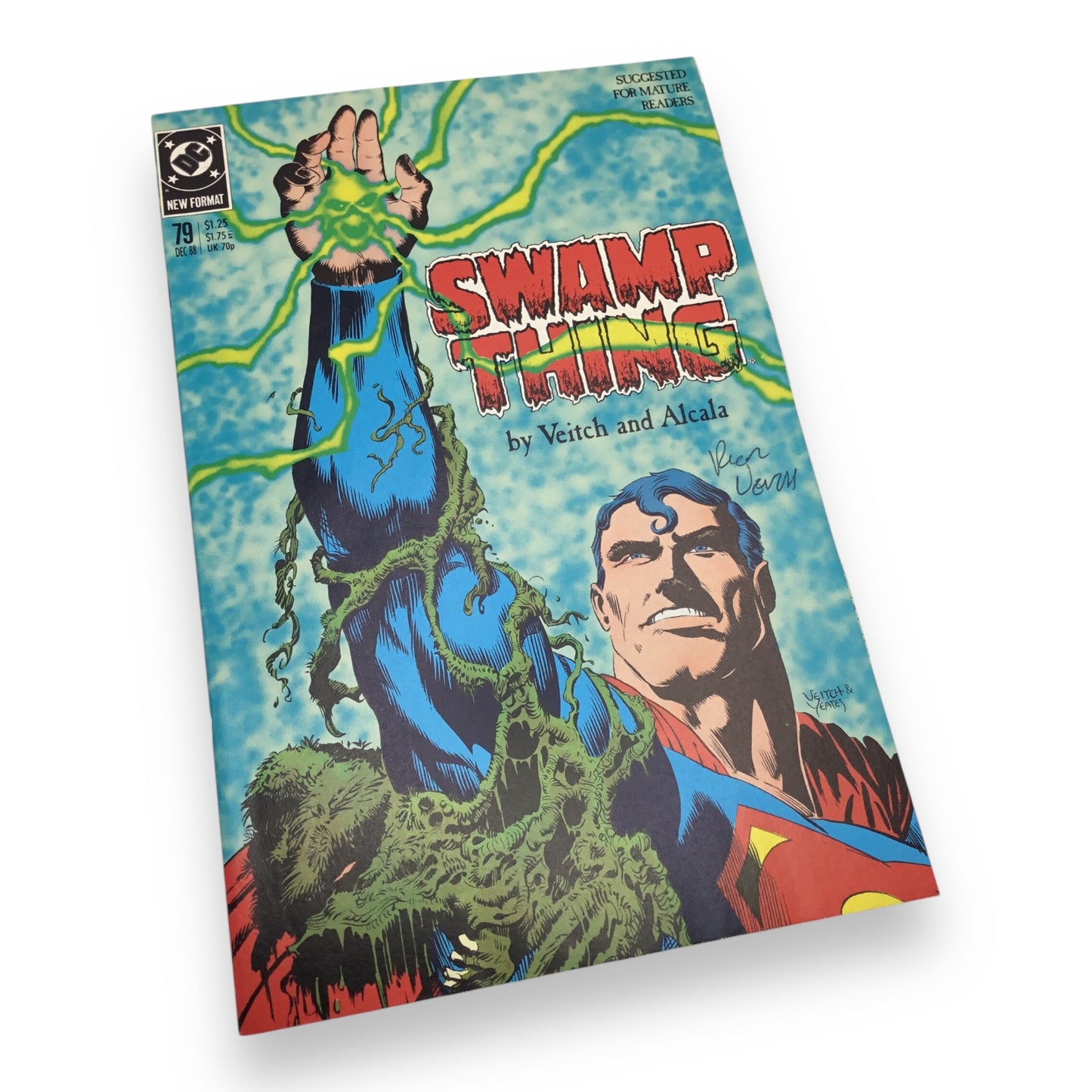 Swamp Thing #79 (1988, DC Comics) Signed by Rick Veitch
