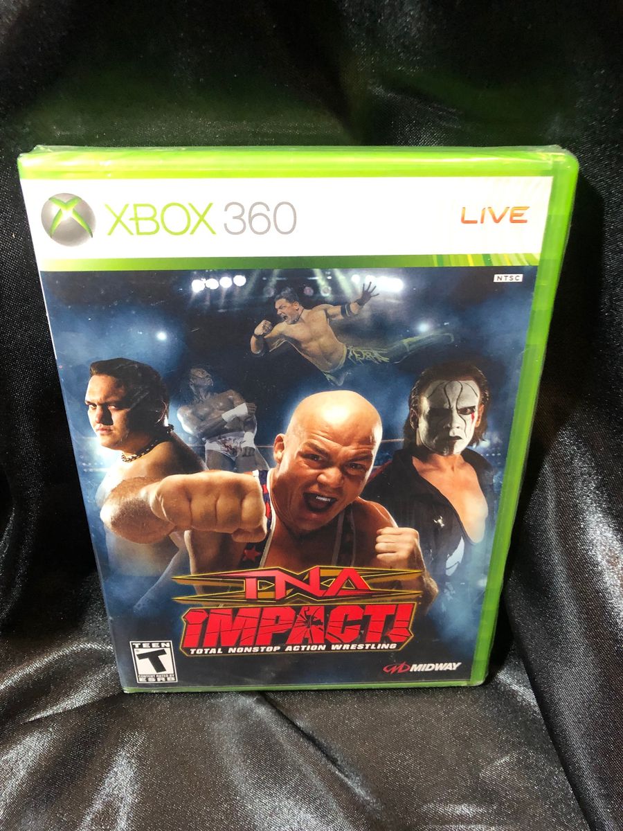 TNA Impact (Microsoft Xbox 360, 2008) FACTORY SEALED!
