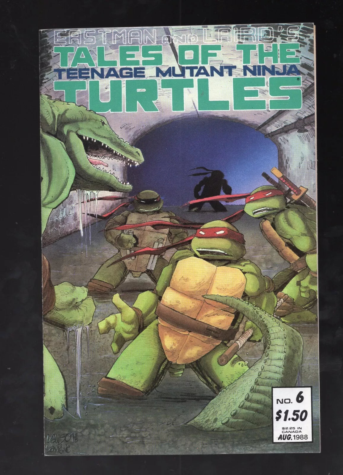 Tales Of The Teenage Mutant Ninja Turtles #6 (1987) - 1st Leatherhead!