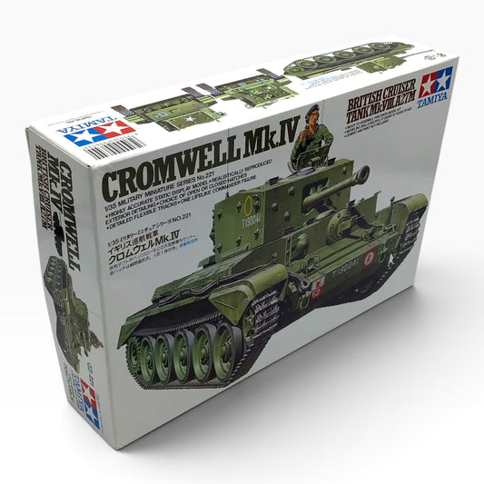 Tamiya 35221 1/35 British Cruiser Tank Mk.VIII A27M Cromwell Mk.IV - 1997 - Scale Model Kit