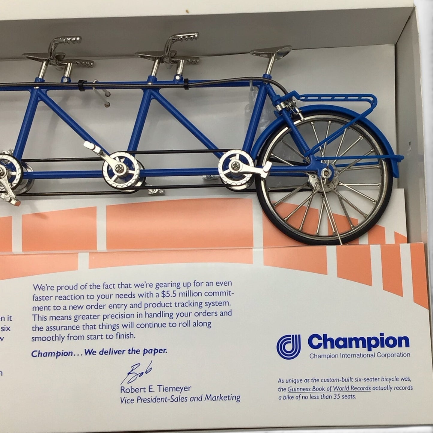 Tandem Bike Display - Champion International Corporation