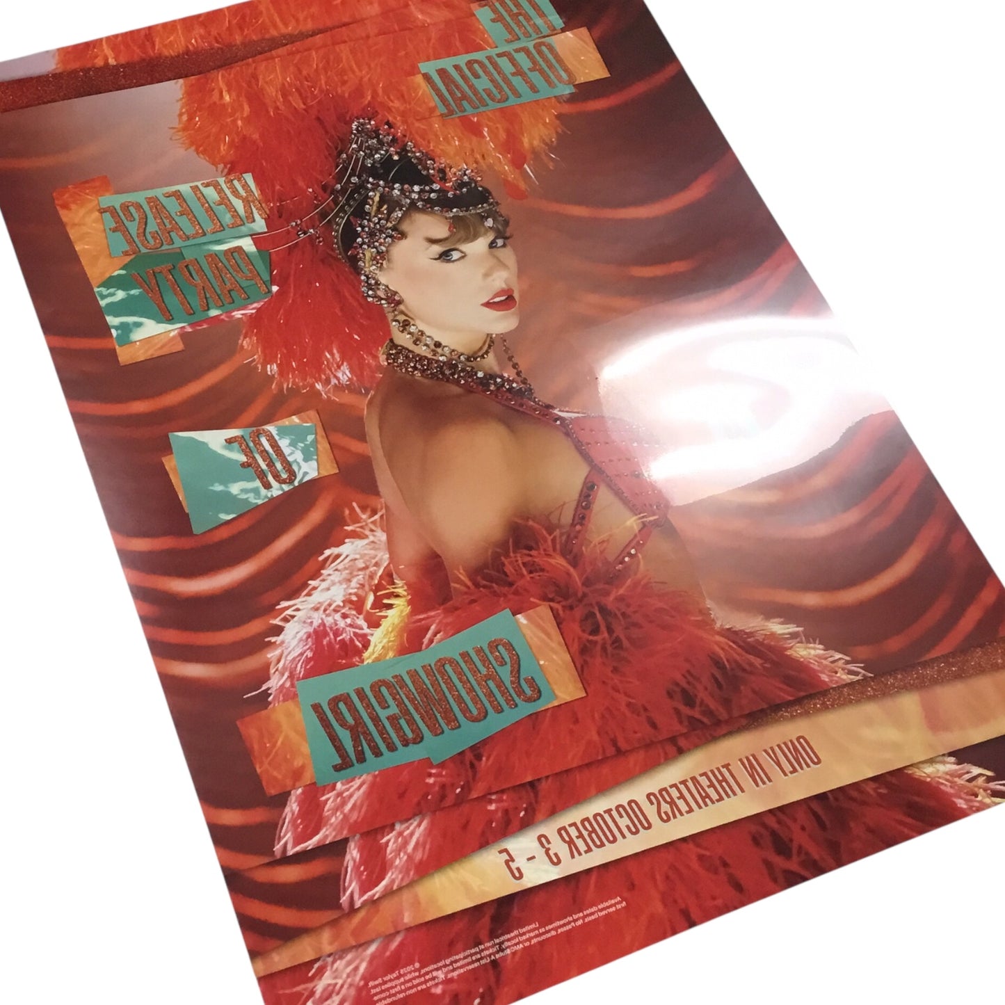 Taylor Swift “Life of a Showgirl” Official Release Party Poster (Excellent Condition)