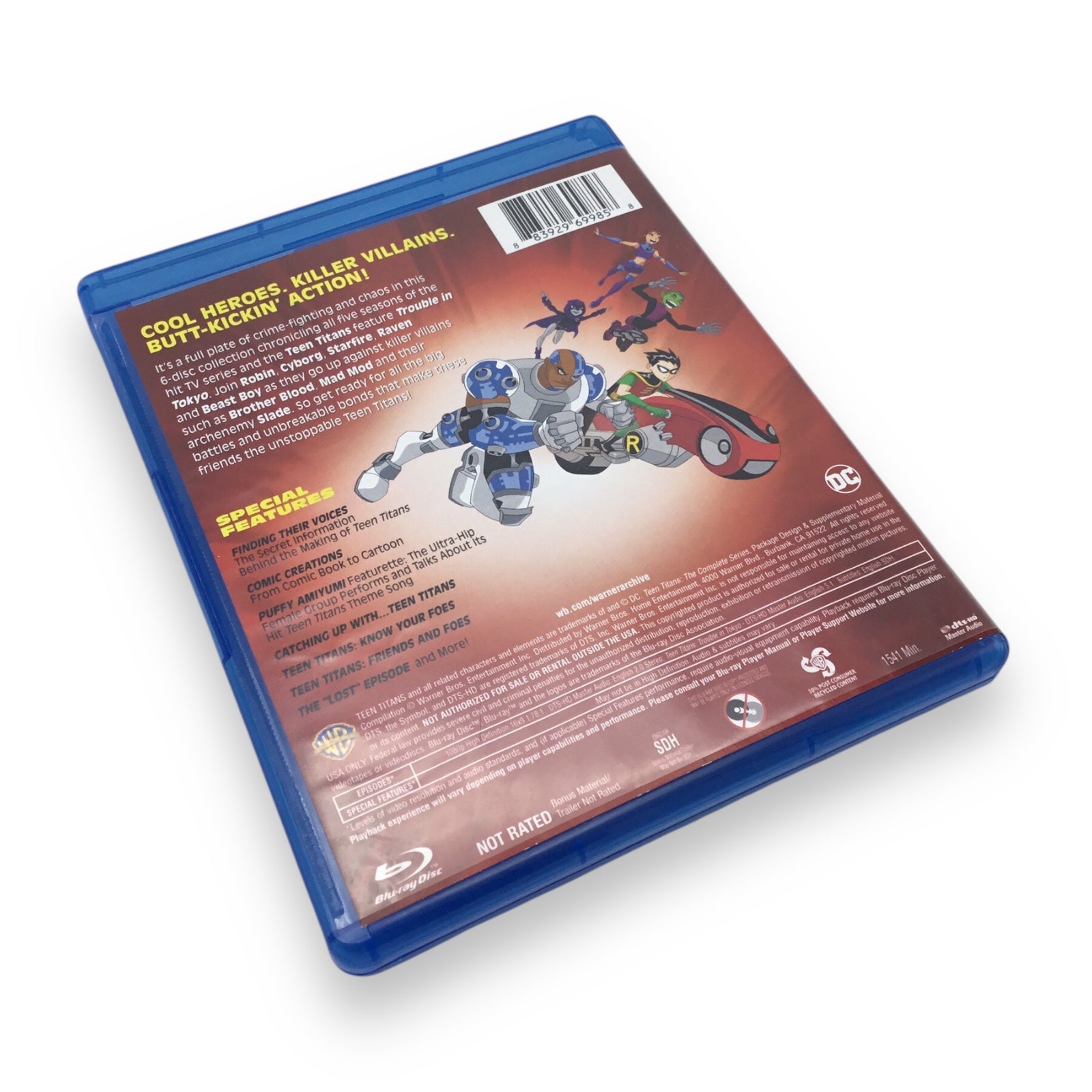 Teen Titans The Complete Series Blu-ray Warner Brothers Archive Collection