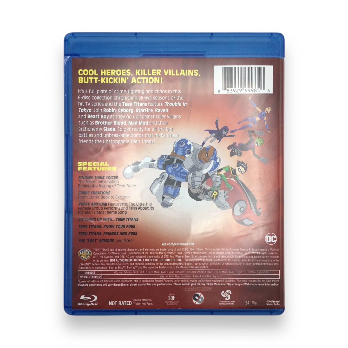 Teen Titans The Complete Series Blu-ray Warner Brothers Archive Collection