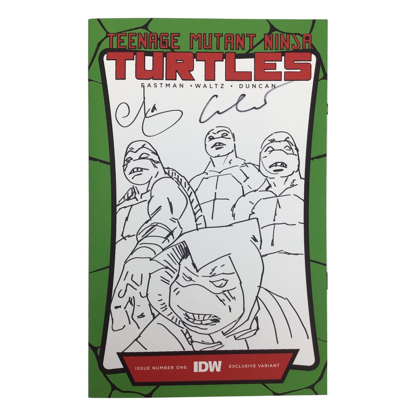 Teenage Mutant Ninja Turtles #1 Exclusive Variant Sketch Cover by Esau & Isaac Escorza – COA